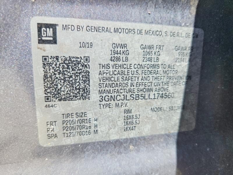 2020 CHEVROLET TRAX 1LT 13