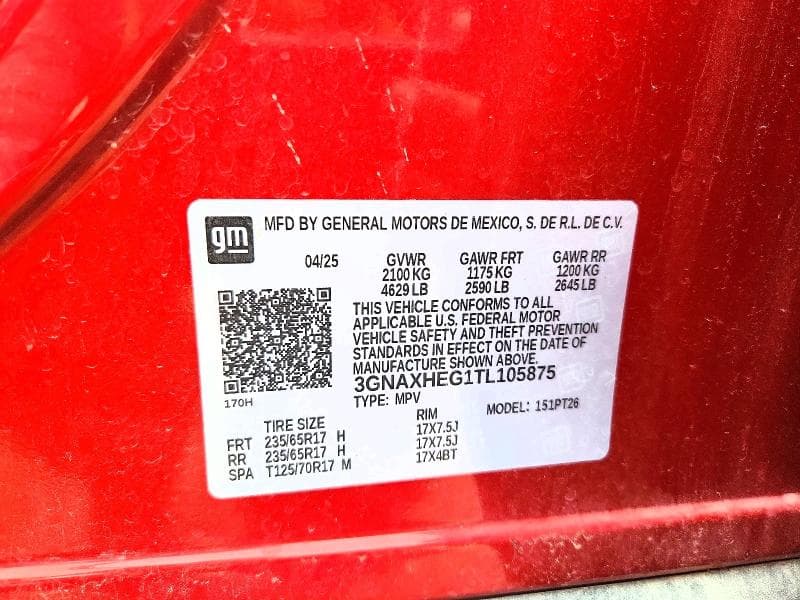 2026 CHEVROLET EQUINOX LTZ LTZ 13