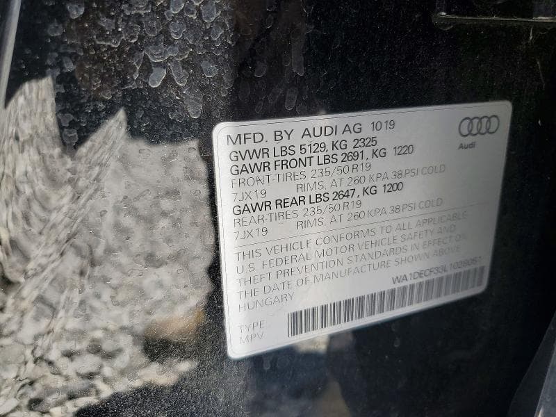 2020 AUDI Q3 PREMIUM S LINE 14