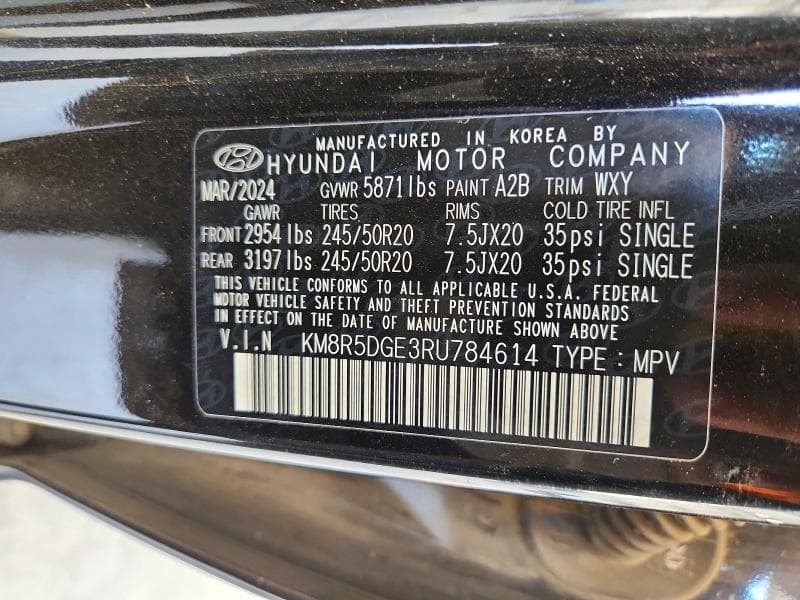 2024 HYUNDAI PALISADE LIMITED 13