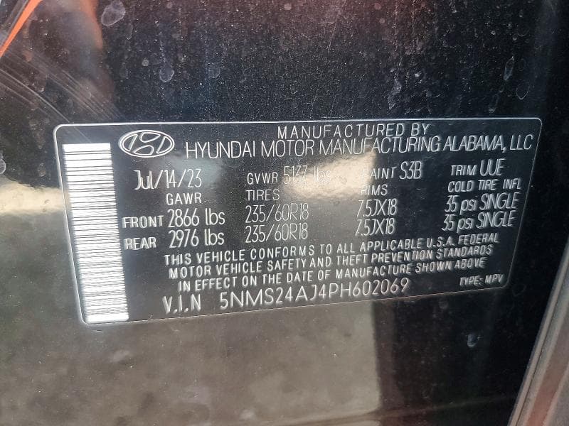 2023 HYUNDAI SANTA FE SEL 13