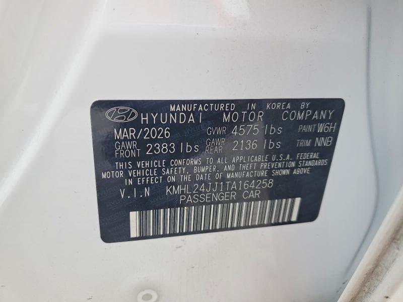 2026 HYUNDAI SONATA HYBRID BLUE BLUE 12