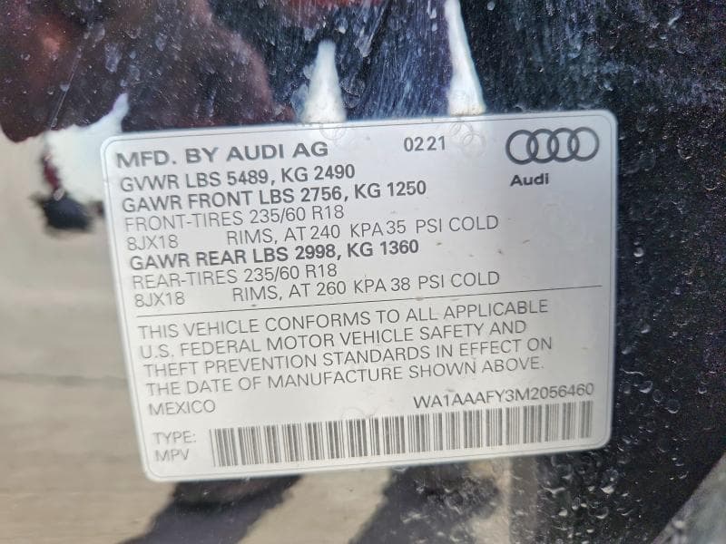 2021 AUDI Q5 PREMIUM 14