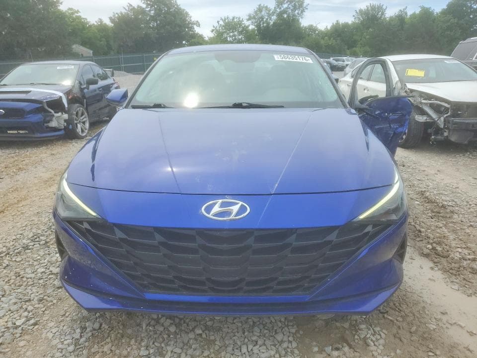 2021 HYUNDAI ELANTRA BLUE BLUE 5
