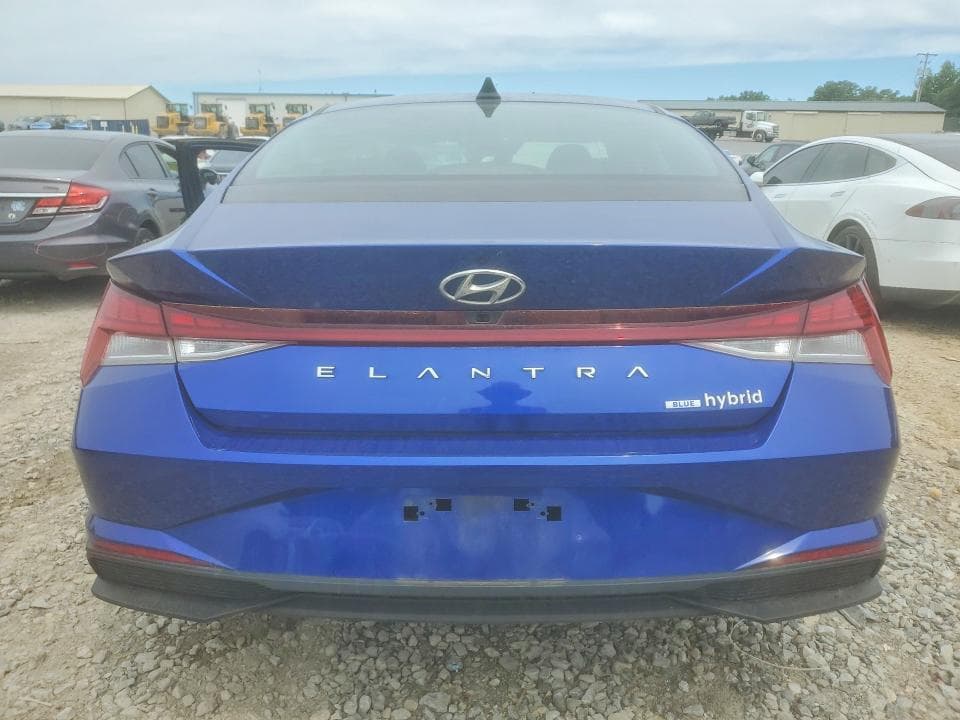 2021 HYUNDAI ELANTRA BLUE BLUE 6