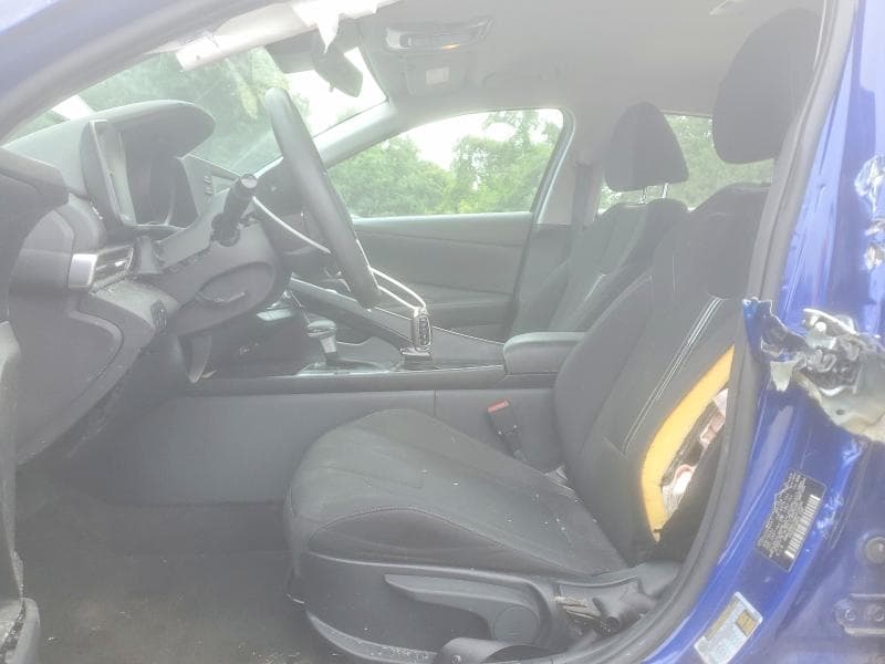 2021 HYUNDAI ELANTRA BLUE BLUE 7