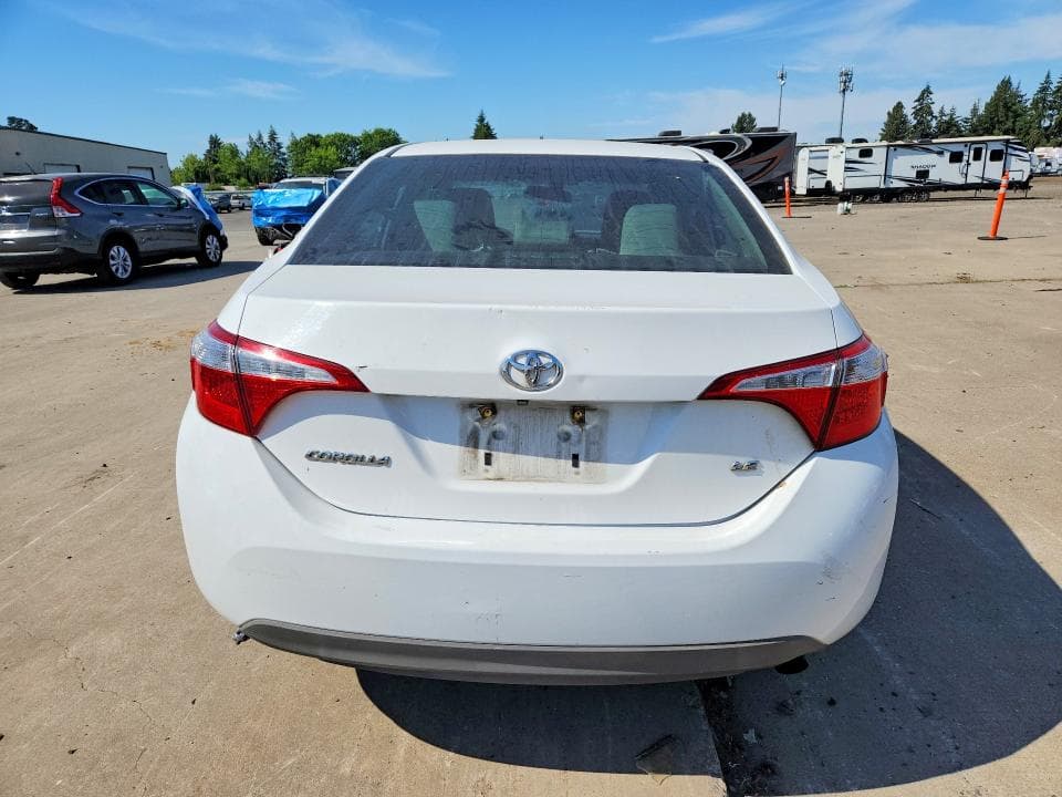 2016 TOYOTA COROLLA LE LE 6
