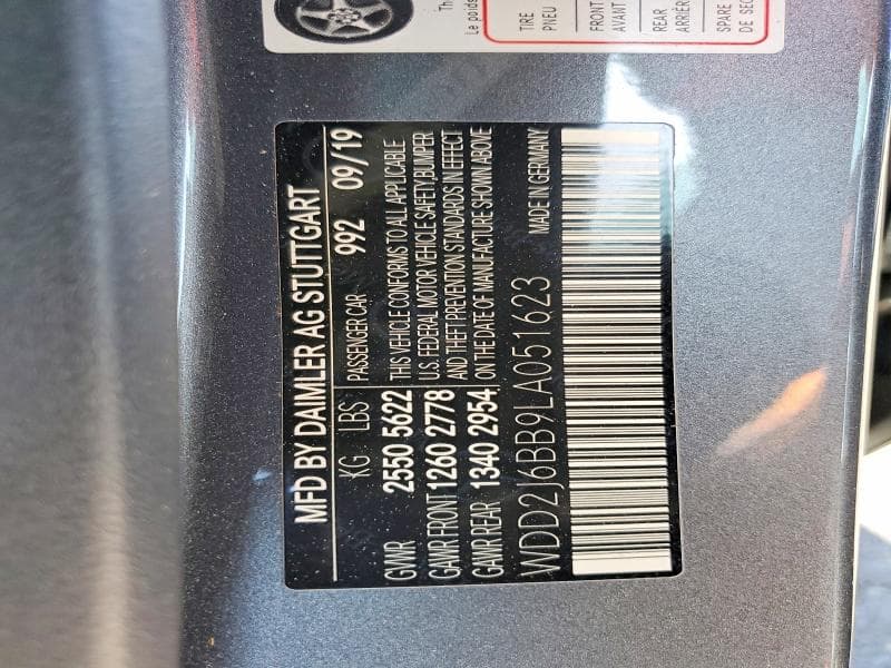 2020 MERCEDES-BENZ CLS AMG 53 4MATIC 12