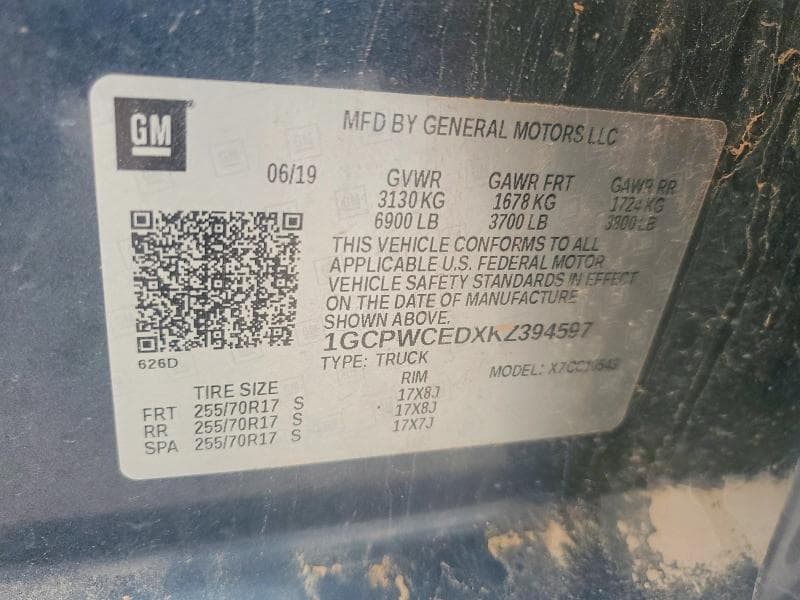 2019 CHEVROLET SILVERADO C1500 LT C1500 LT 12