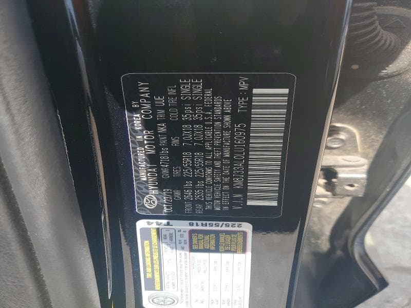 2020 HYUNDAI TUCSON LIMITED 12