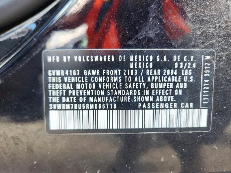 2024 VOLKSWAGEN JETTA SPORT SPORT 12