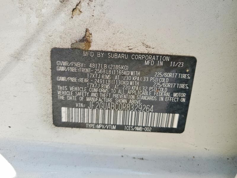 2024 SUBARU CROSSTREK 14