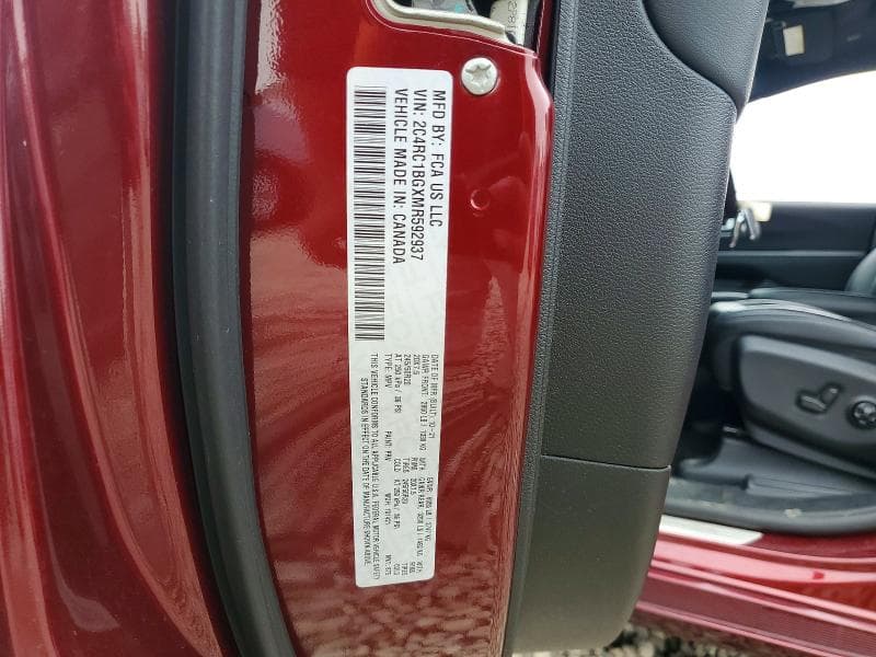 2021 CHRYSLER PACIFICA TOURING L 13