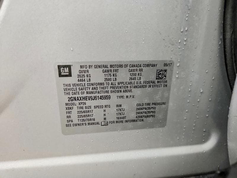 2018 CHEVROLET EQUINOX LS 13