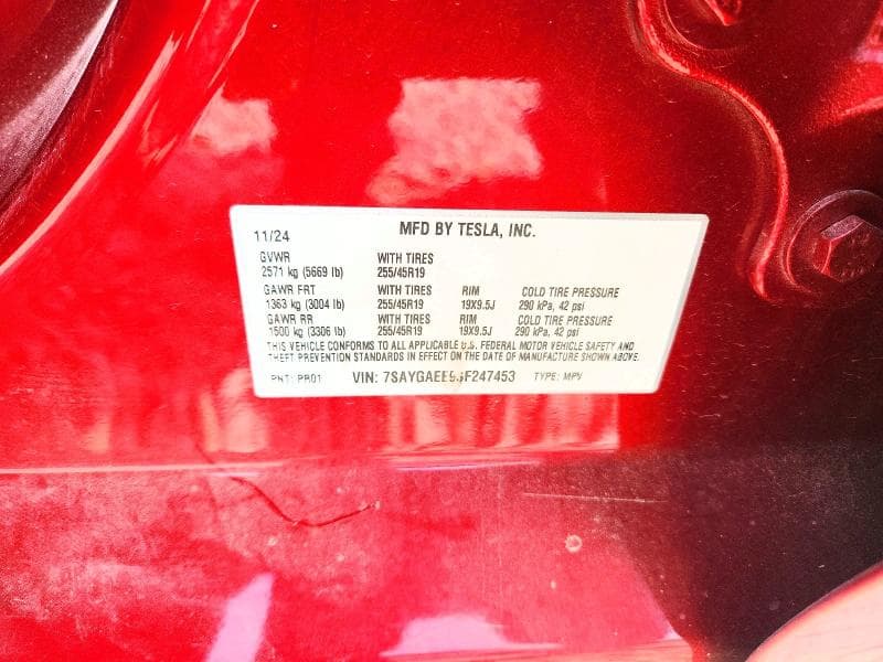 2025 TESLA MODEL Y 14