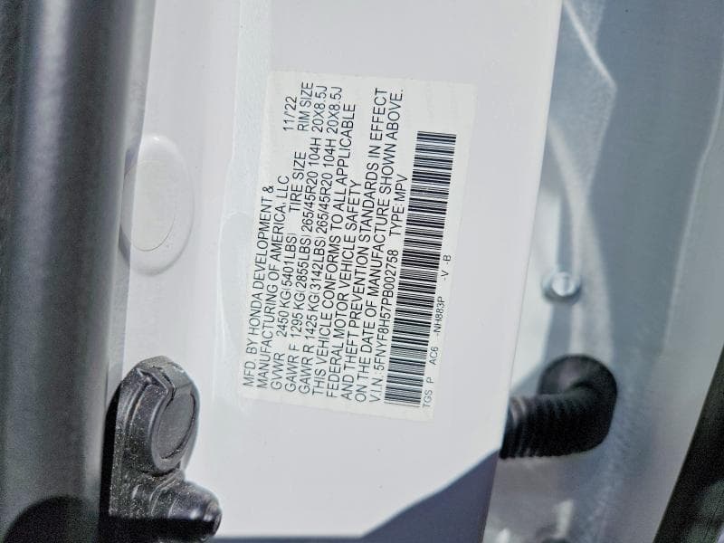 2023 HONDA PASSPORT EXL 13