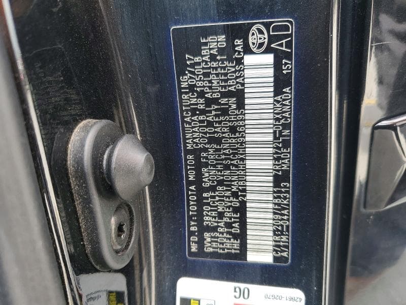 2017 TOYOTA COROLLA LE LE 14
