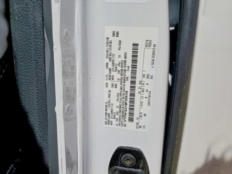 2021 FORD F150 SUPERCREW 12
