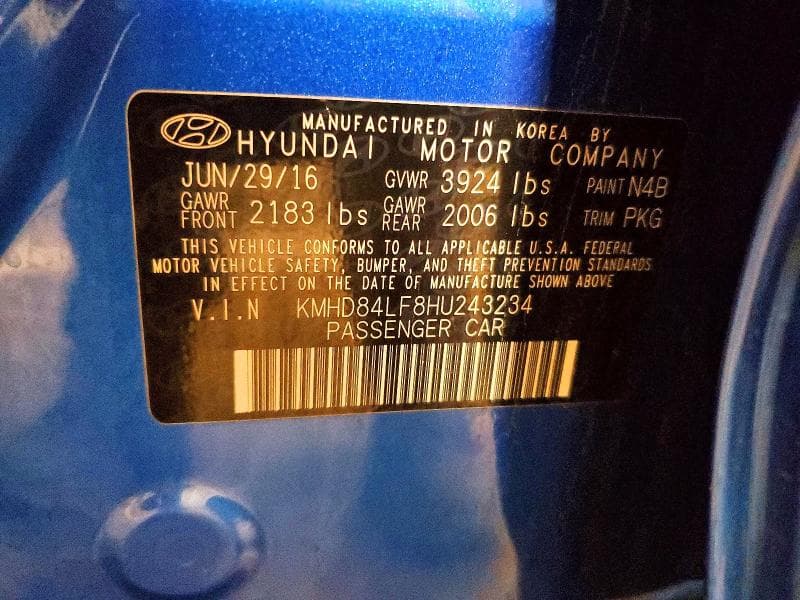 2017 HYUNDAI ELANTRA SE 13