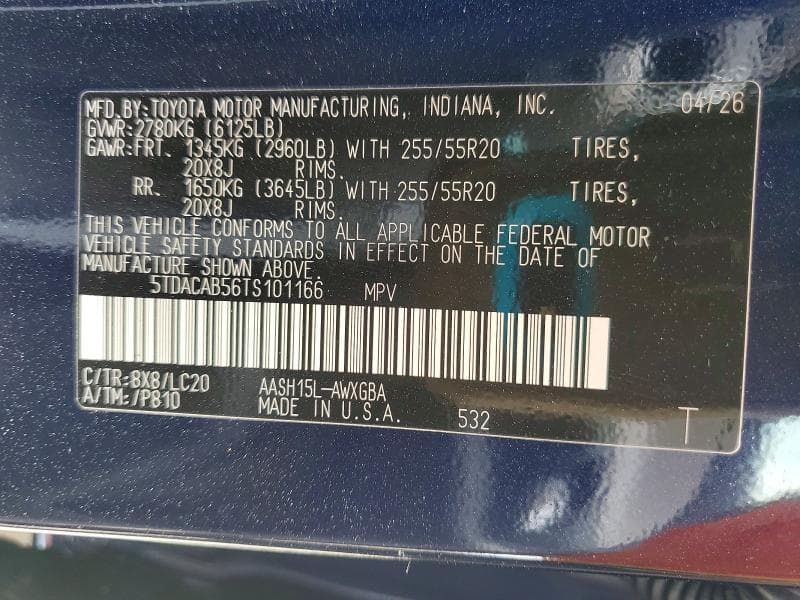 2026 TOYOTA GRAND HIGHLANDER HYBRID LIMITED 13