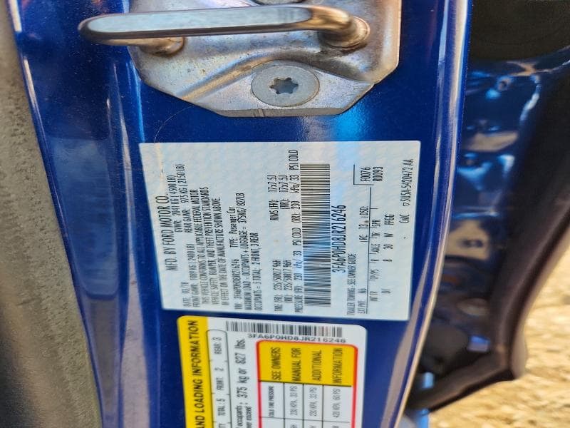 2018 FORD FUSION SE 13