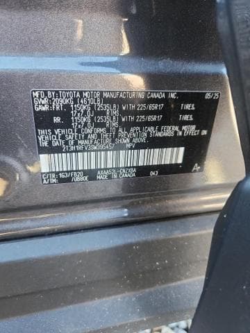 2025 TOYOTA RAV4 LE LE 12
