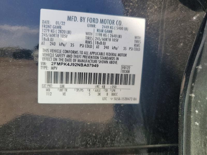 2022 FORD EDGE SEL SEL 14