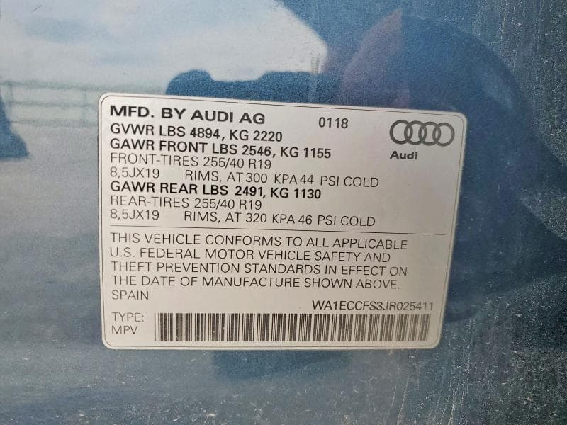 2018 AUDI Q3 PREMIUM PREMIUM 13