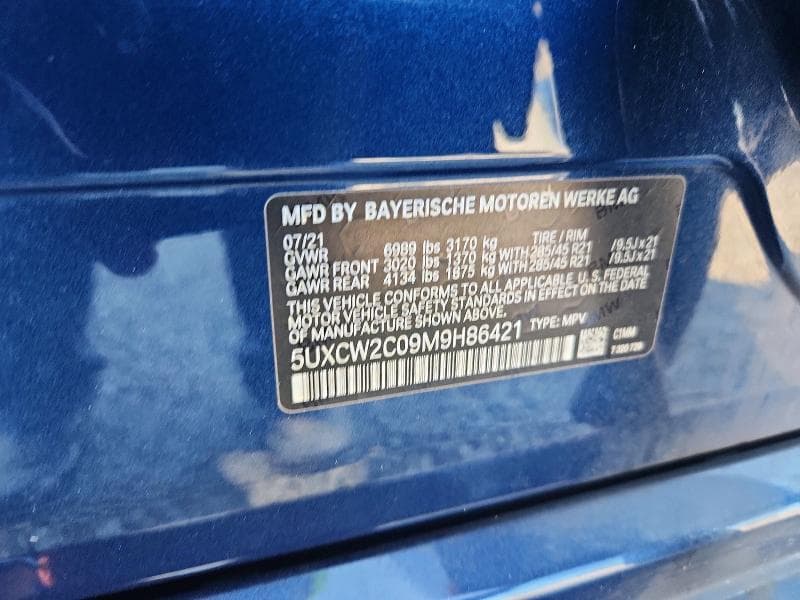 2021 BMW X7 XDRIVE40I 13