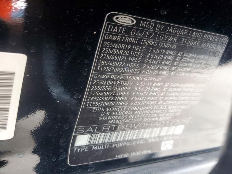 2017 LAND ROVER DISCOVERY FIRST EDITION 12