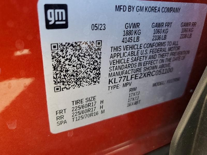 2024 CHEVROLET TRAX LS 14