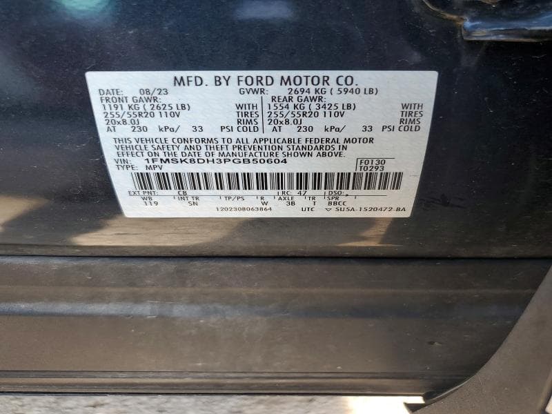 2023 FORD EXPLORER XLT 13