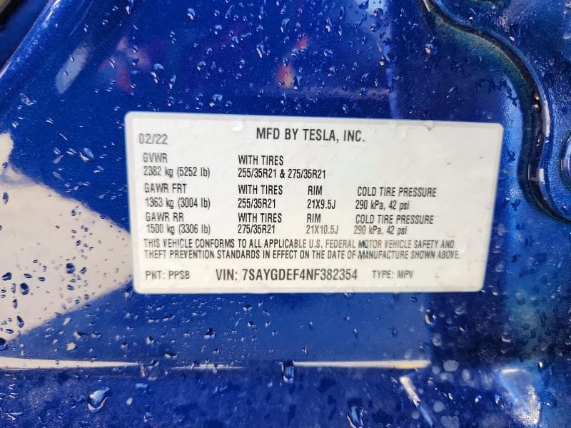 2022 TESLA MODEL Y 13
