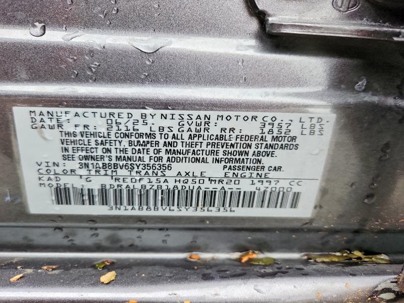 2025 NISSAN SENTRA S 12