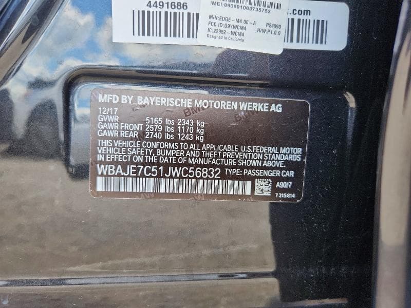 2018 BMW 540 XI 12