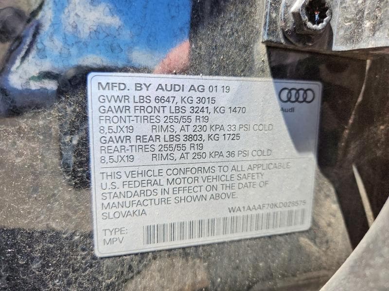 2019 AUDI Q7 PREMIUM 13