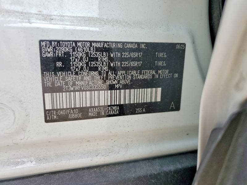 2025 TOYOTA RAV4 XLE XLE 13