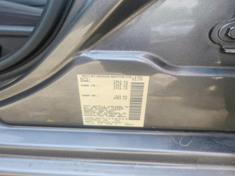 2020 NISSAN ALTIMA S S 13