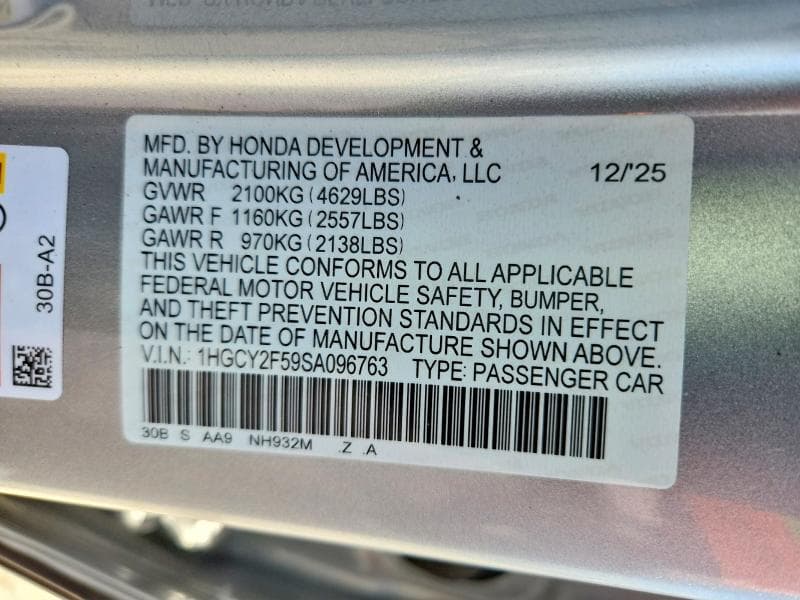 2025 HONDA ACCORD HYBRID SPORT 12