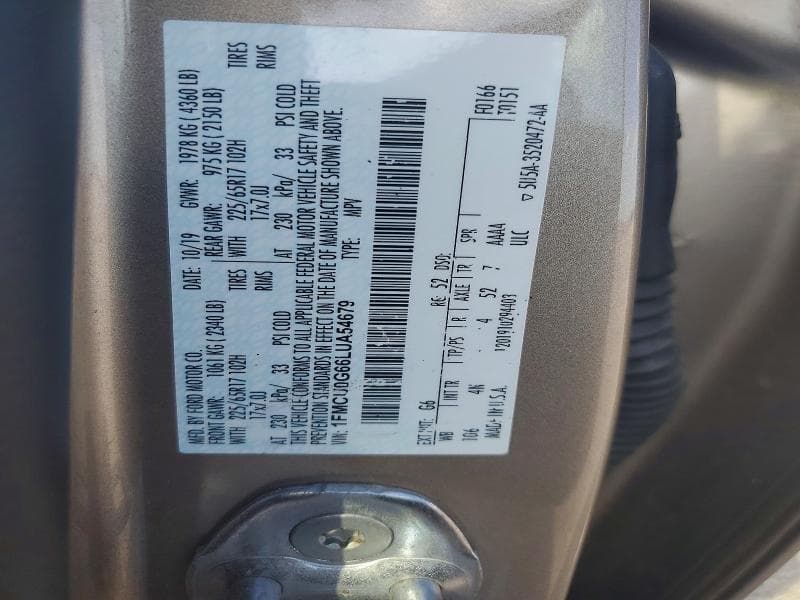 2020 FORD ESCAPE SE 12