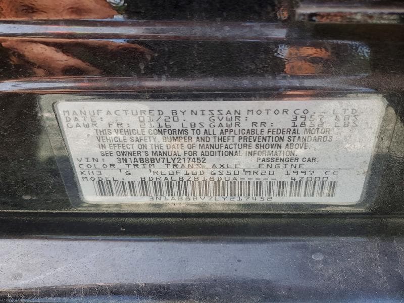 2020 NISSAN SENTRA S 12