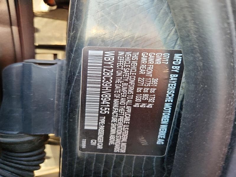 2017 BMW I3 REX 12