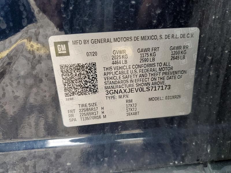 2020 CHEVROLET EQUINOX LT 13