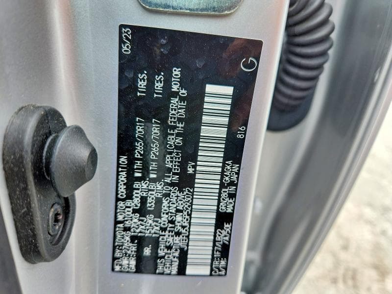 2023 TOYOTA 4RUNNER SR5 PREMIUM 12
