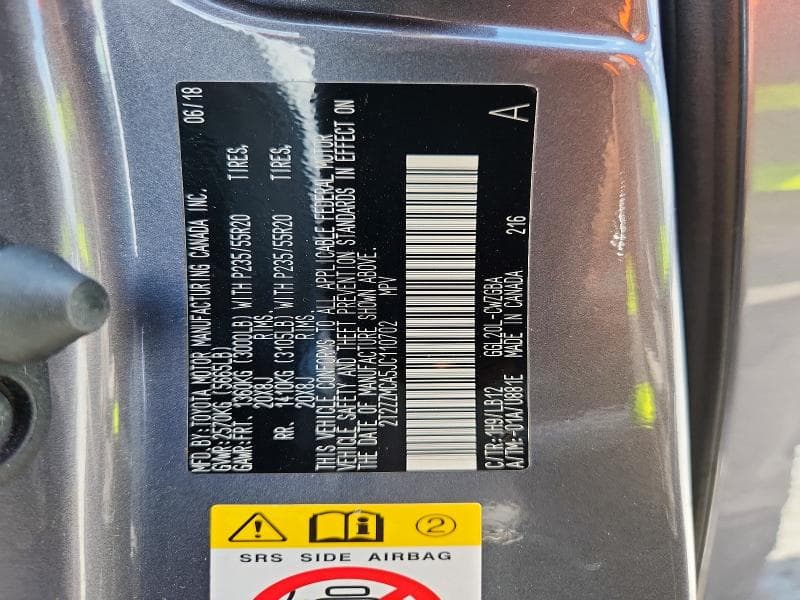 2018 LEXUS RX 350 BASE 13