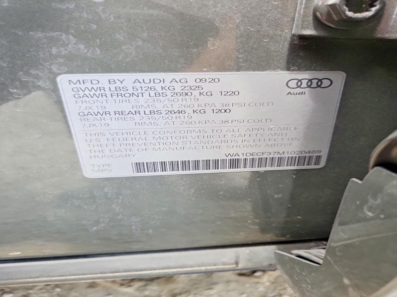 2021 AUDI Q3 PREMIUM S LINE 45 PREMIUM S LINE 45 13
