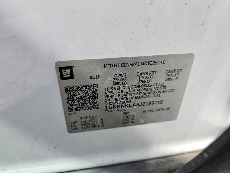 2018 GMC ACADIA SLE SLE 13