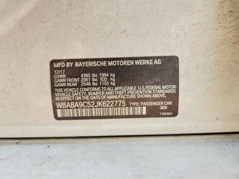 2018 BMW 320 I 12