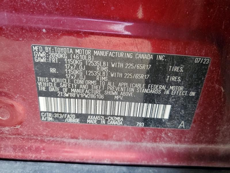 2023 TOYOTA RAV4 XLE 13