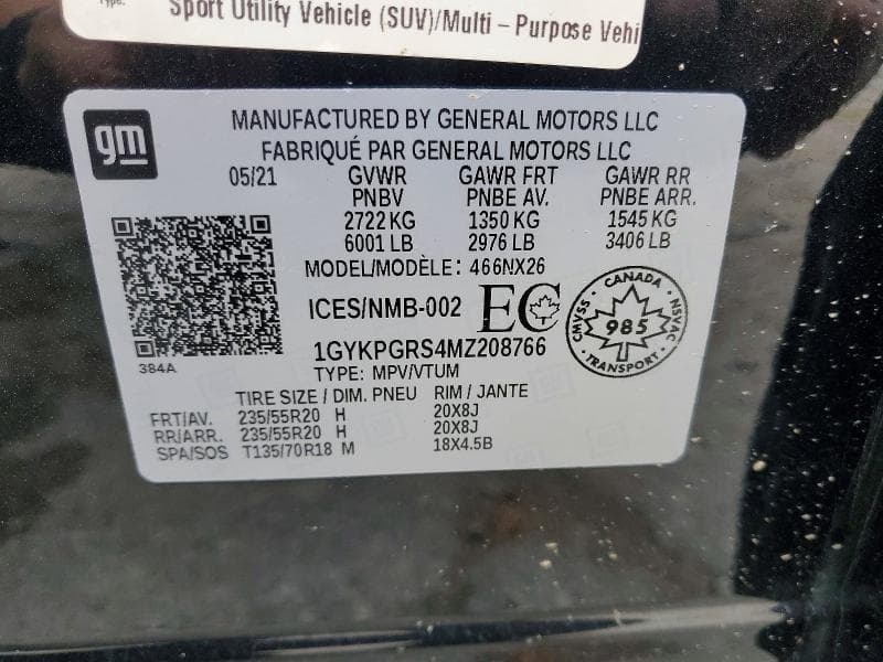 2021 CADILLAC XT6 SPORT 13